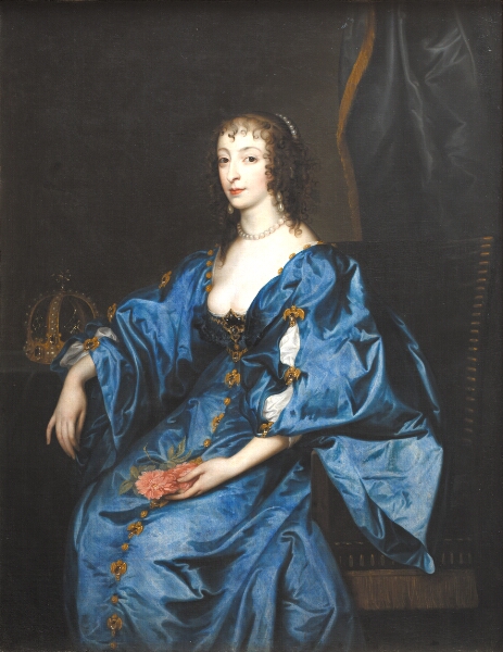 Anthony van Dyck, Portræt af dronning Henriette, kong Carl den førstes gemalinde