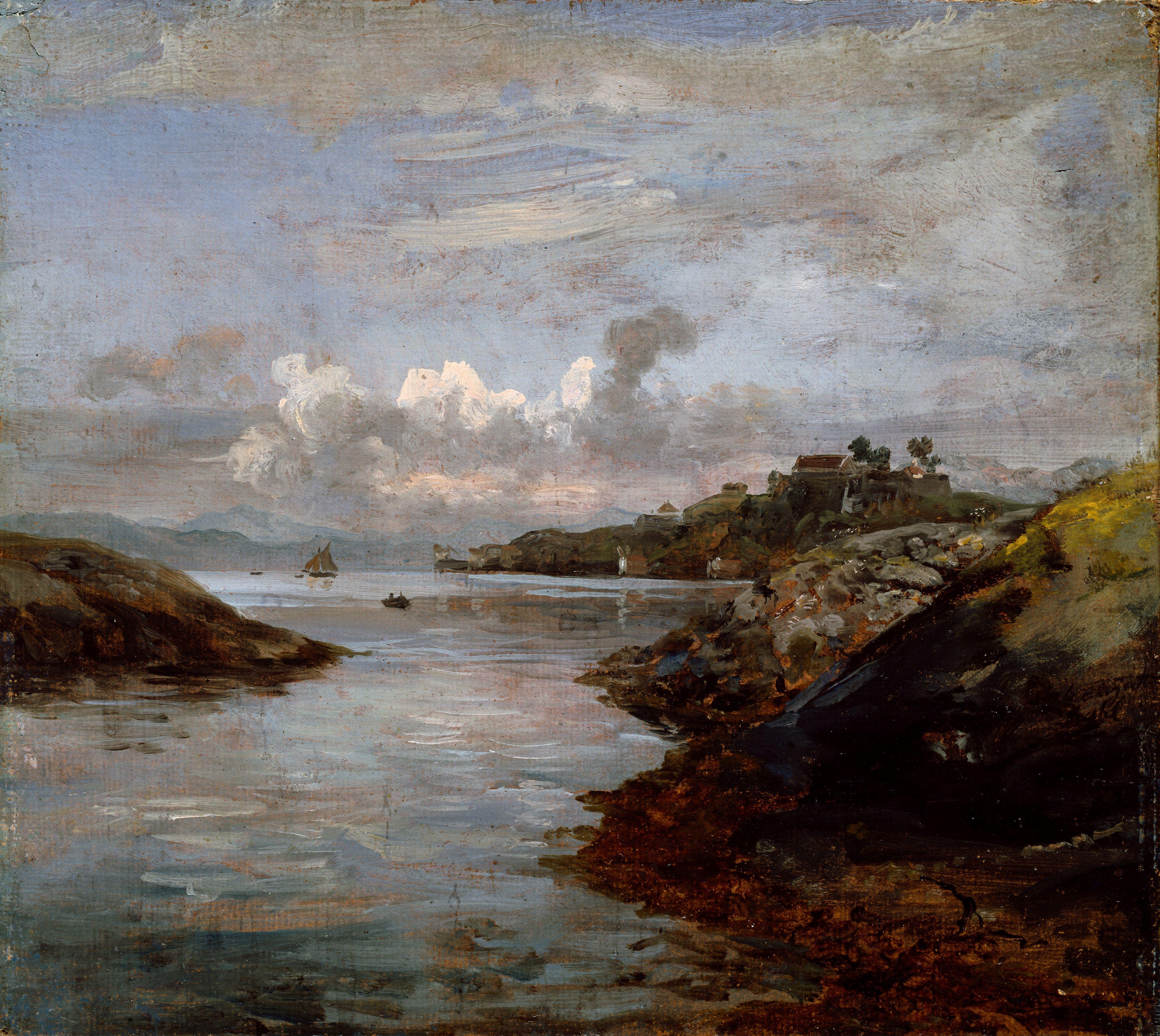Johan Christian Dahl, Fredriksberg Fortifications on Nordnes in Bergen