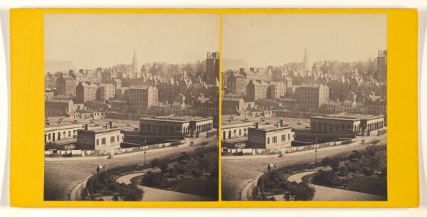 George Washington Wilson, Edinburgh - Old Town, from Princes Street.