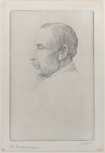 Alphonse Legros, Portrait of William Cawthorne Unwin