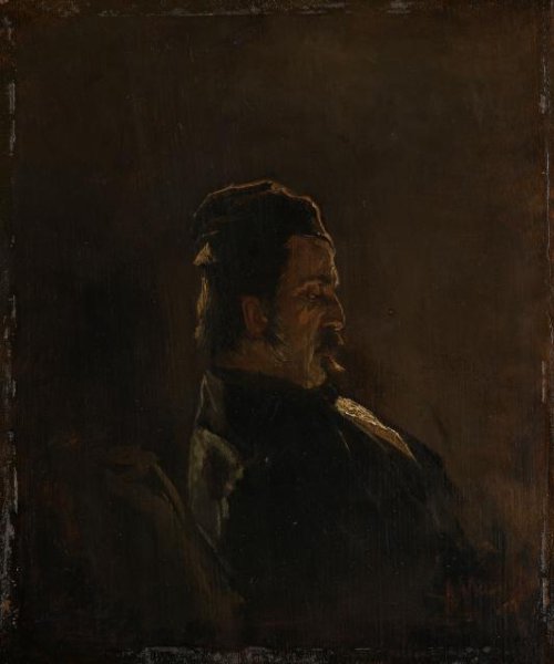 Anton Mauve, Portrait of Pieter Frederik van Os, Painter