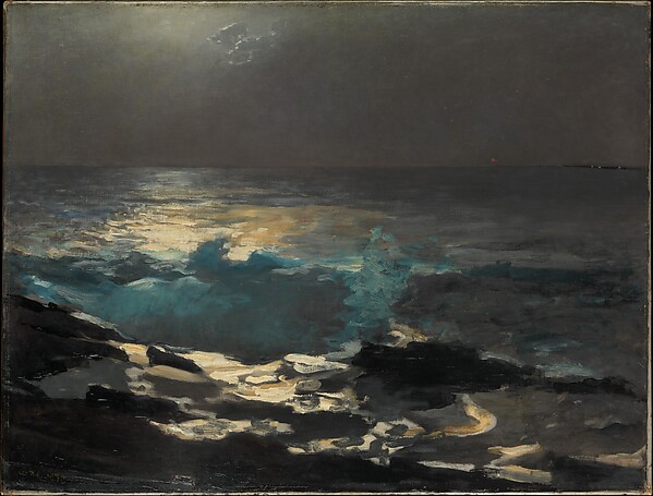 Winslow Homer, Moonlight, Wood Island Light