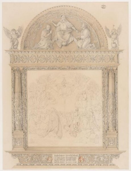 unknown, Copy of Albrecht  Durer's Worship of the Holy  Family