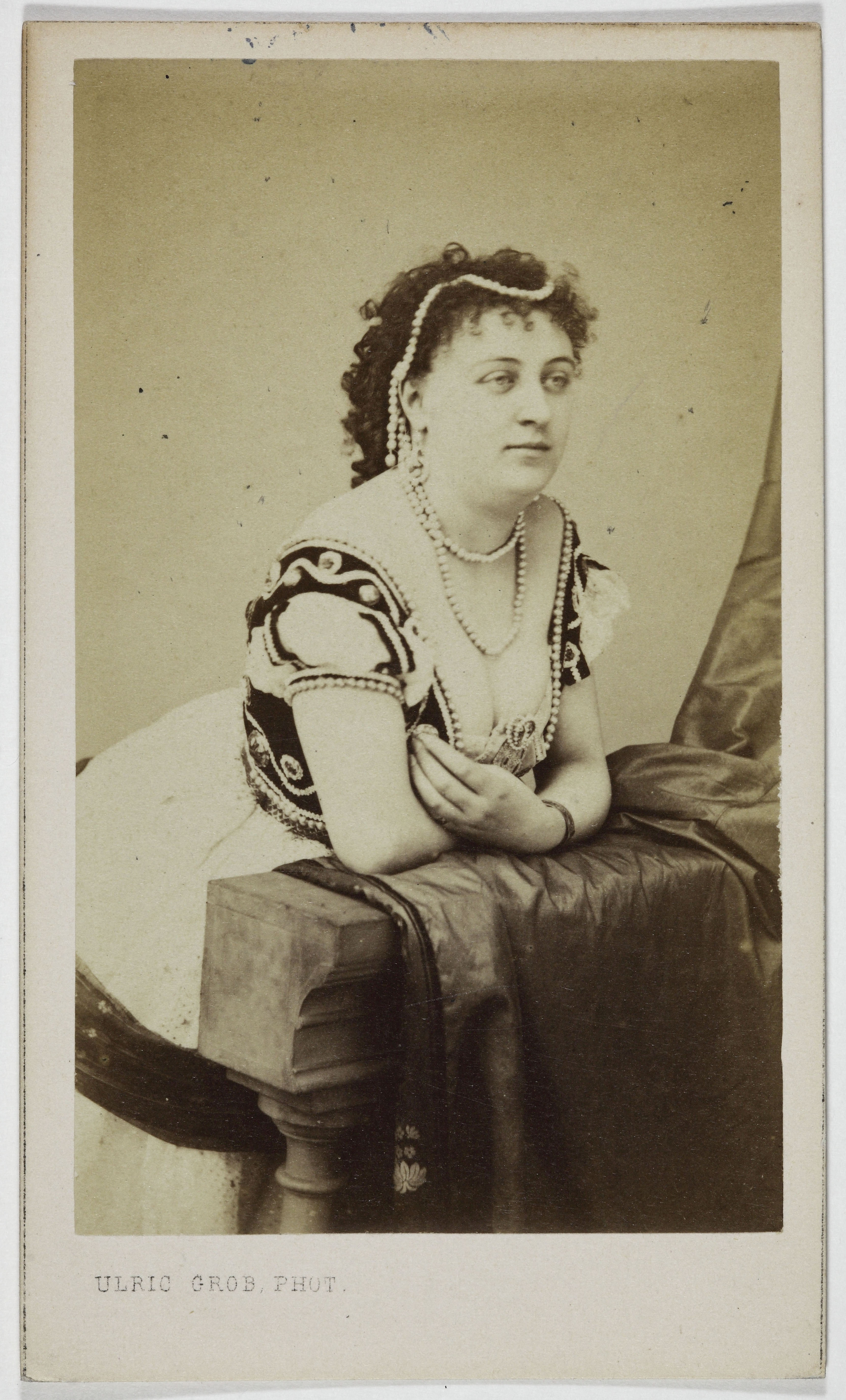 Ulric Grob, Portrait d'Amélie, (comédienne)