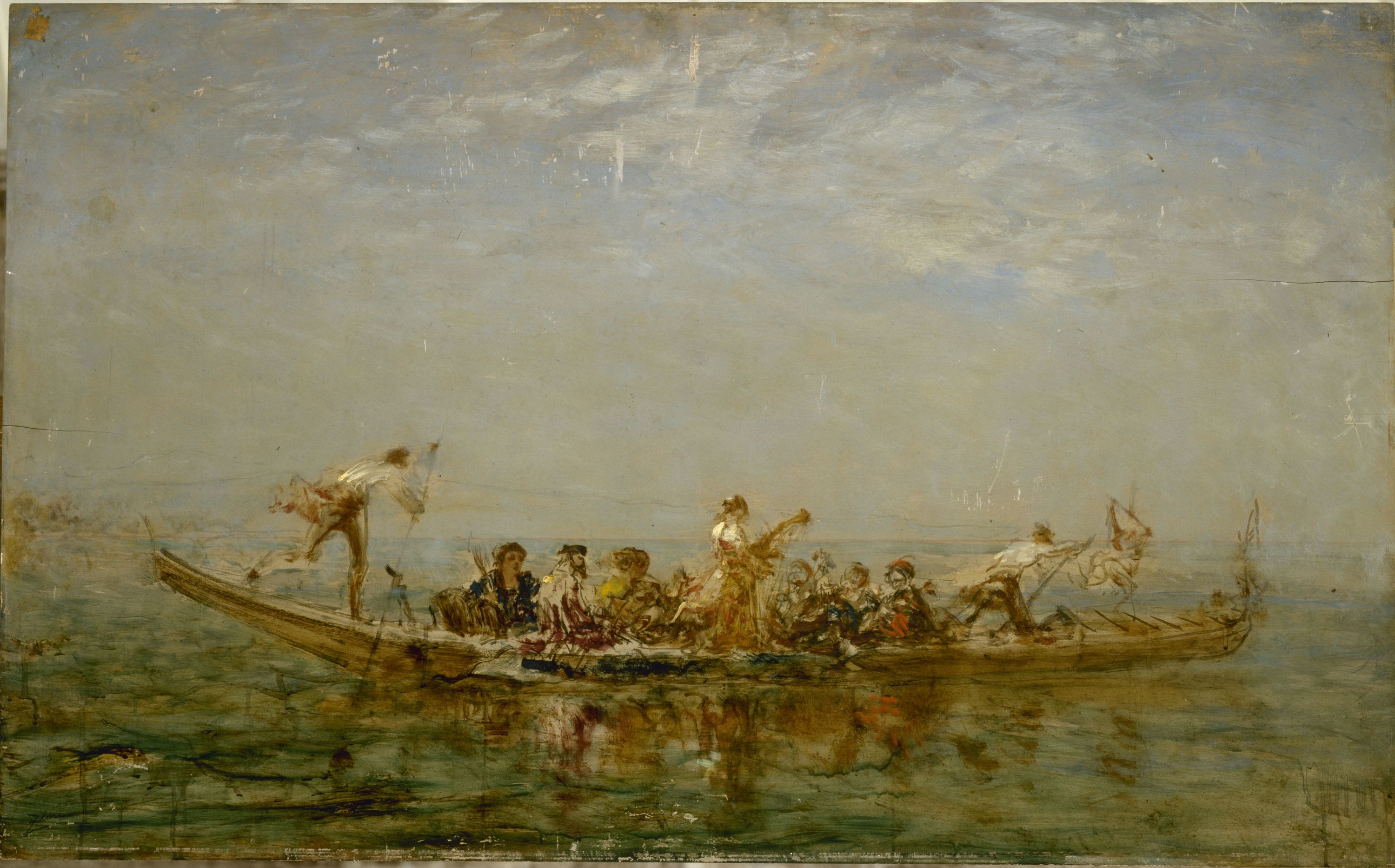 Félix Ziem, Le Caïque