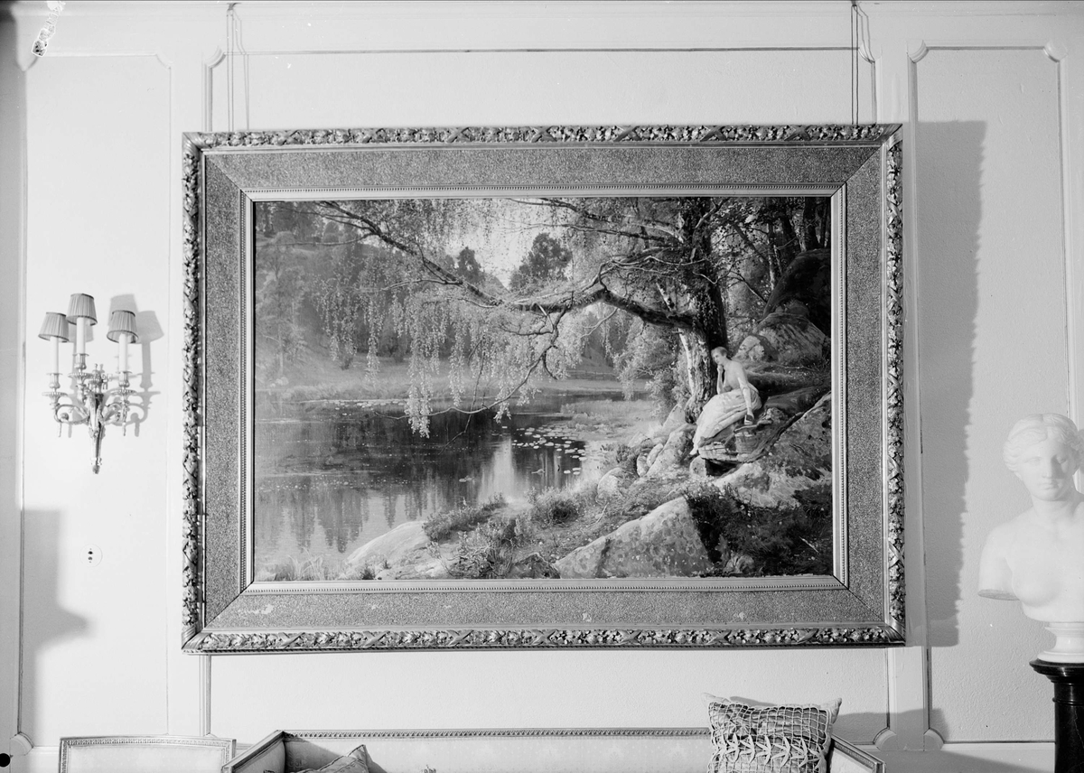 Gunnar Sundgren, Oljemålning tillhörande Per Johan Högfeldt, Nyborgs gård, Håtuna socken, Uppland 1940