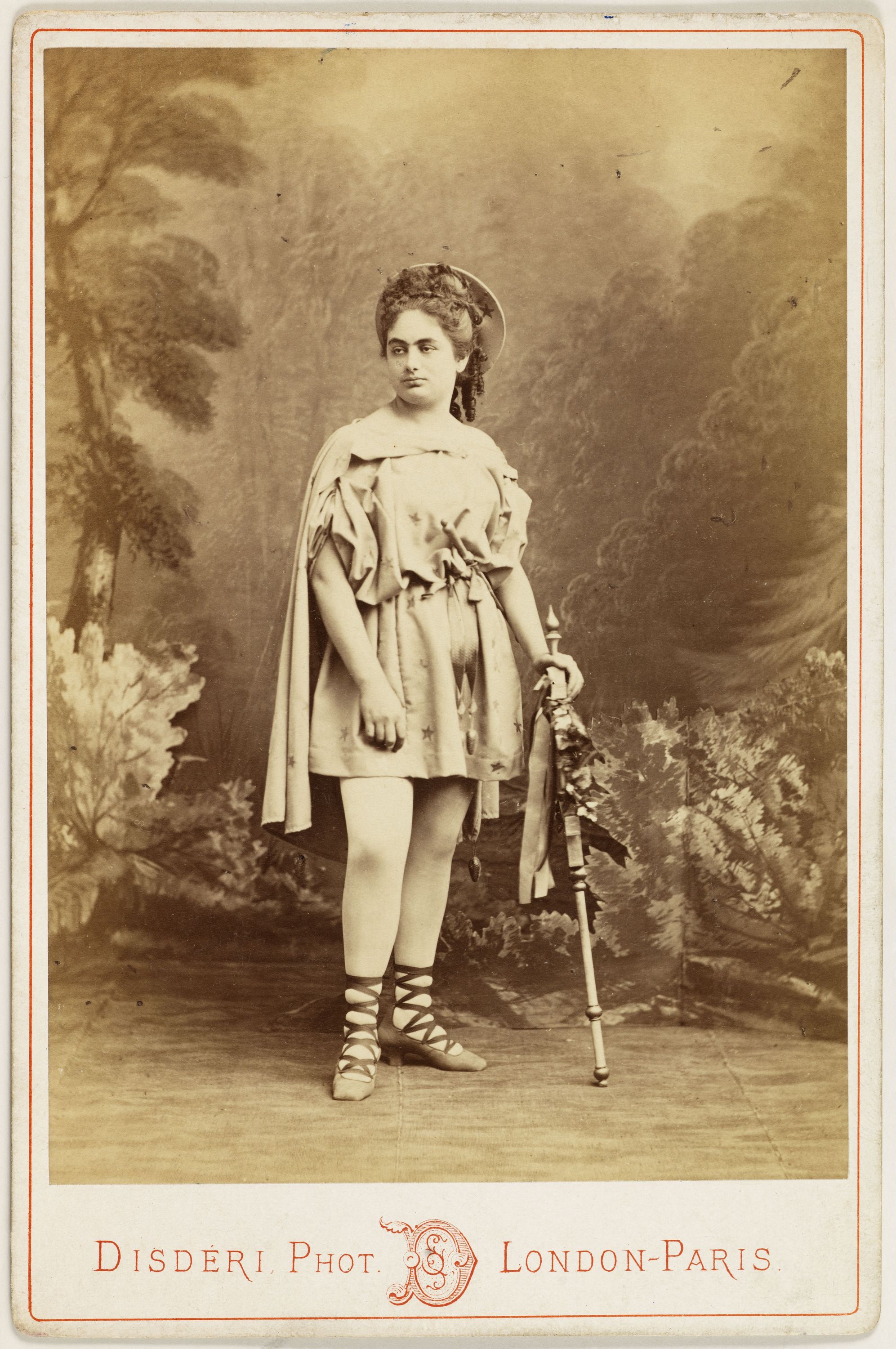 André-Adolphe-Eugène Disdéri, Portrait de Valérie Berger, actrice