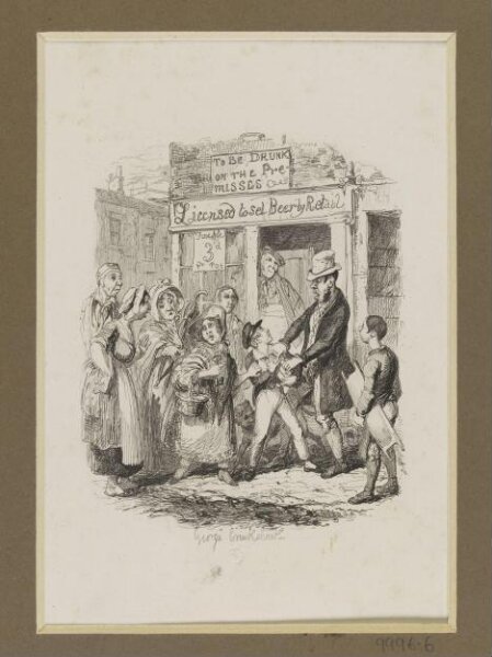 Cruikshank, George, Oliver claimed by his affectionate friends
