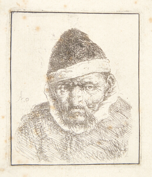 Adriaen van Ostade, Bonde med spids pelshue