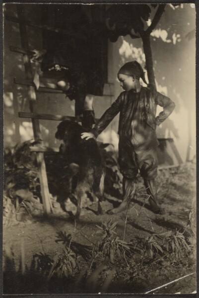 Louis Fleckenstein, [Children Dressed as Pirates with Dog]