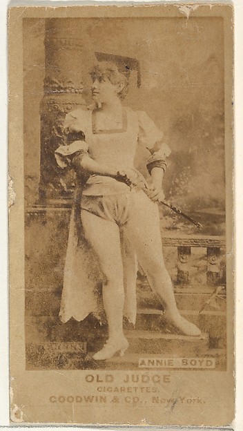 Goodwin & Company, Annie Boyd, from the Actors and Actresses series (N171) for Old Judge Cigarettes