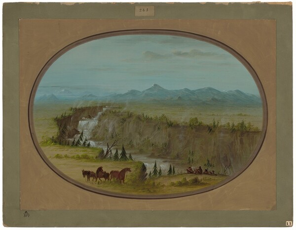 George Catlin, Falls of the Snake River