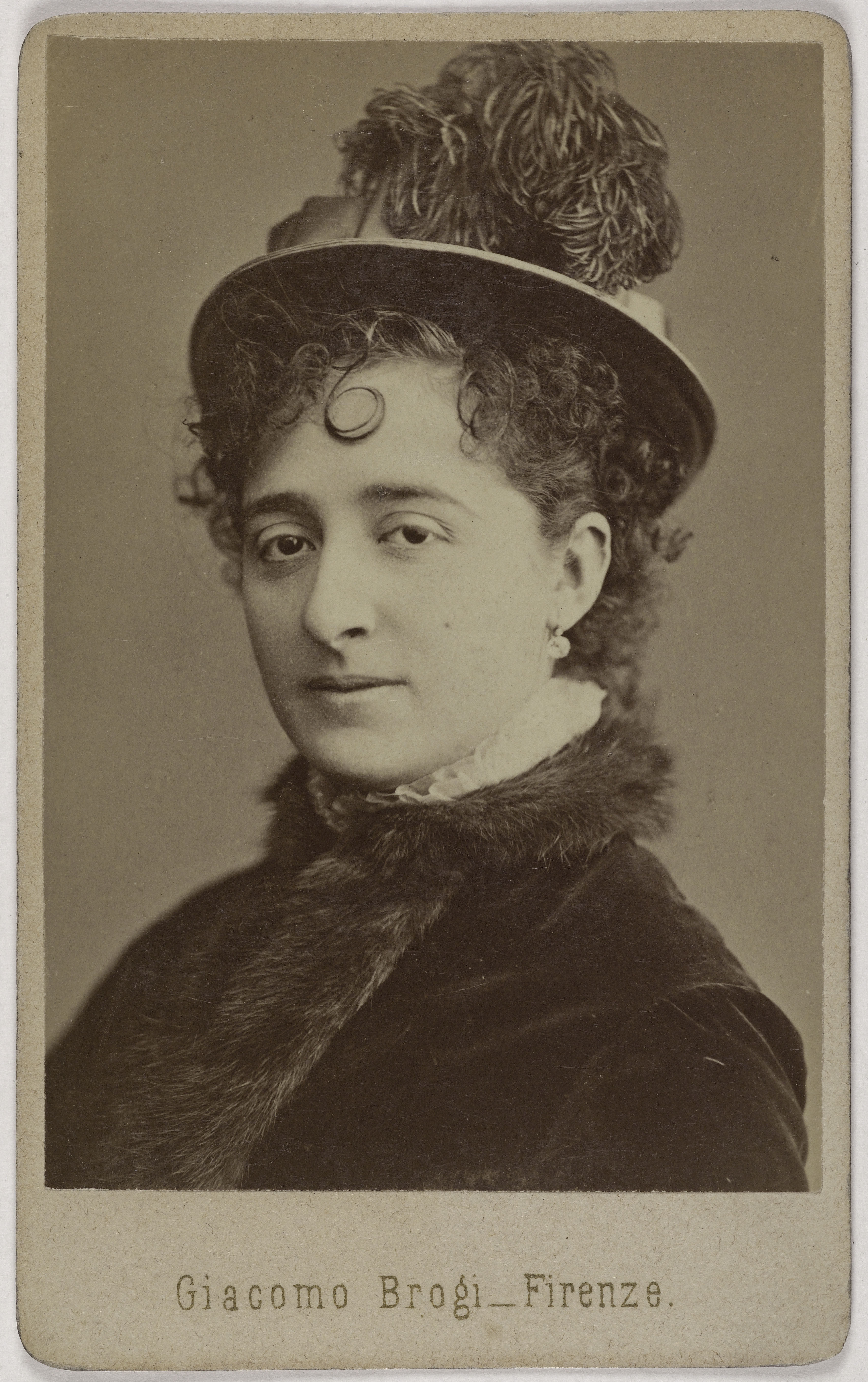 Giacomo Brogi, Portrait de Datte (chanteuse)