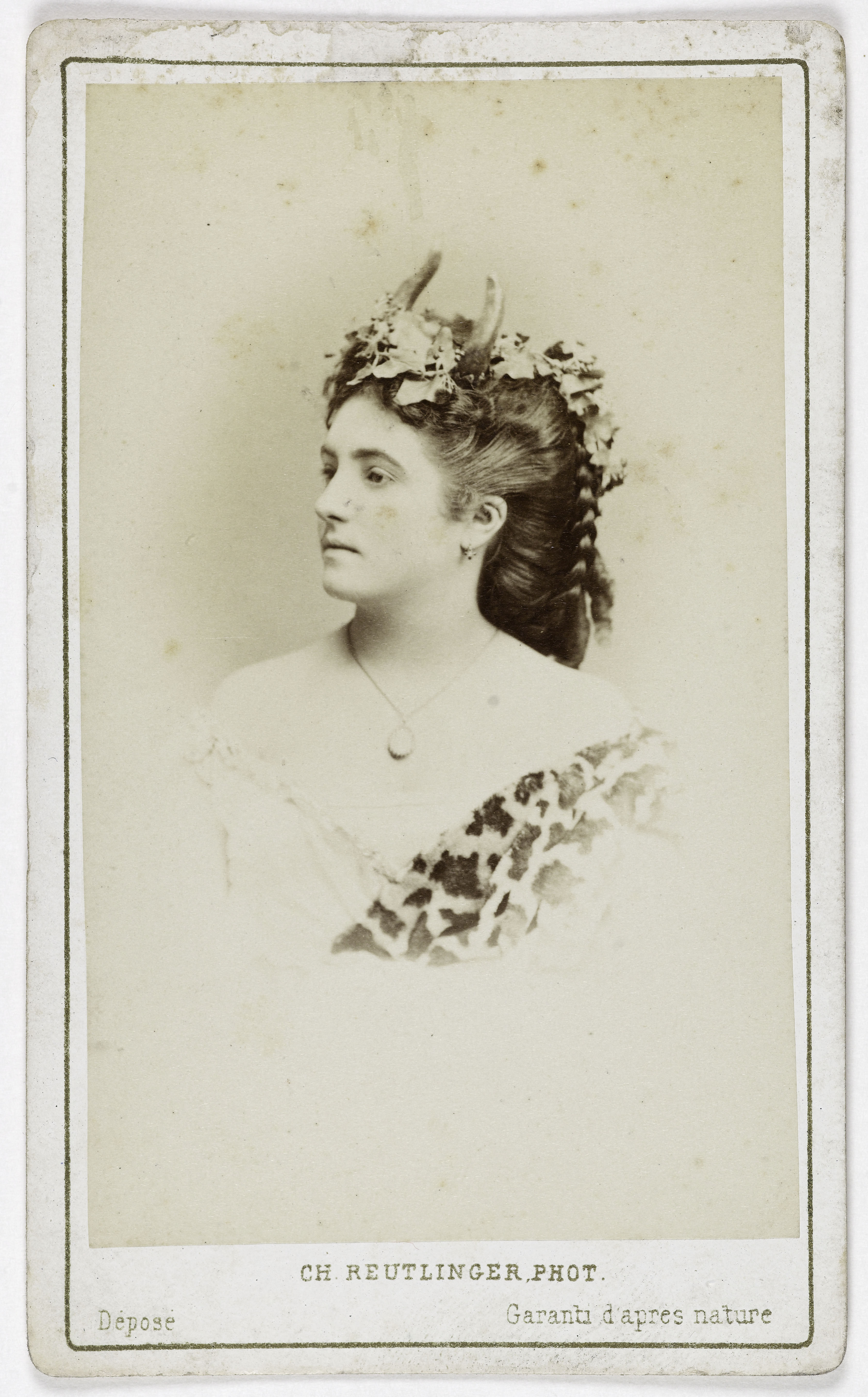 Charles Reutlinger, Portrait de Dupuis (danseuse à l'Opéra)