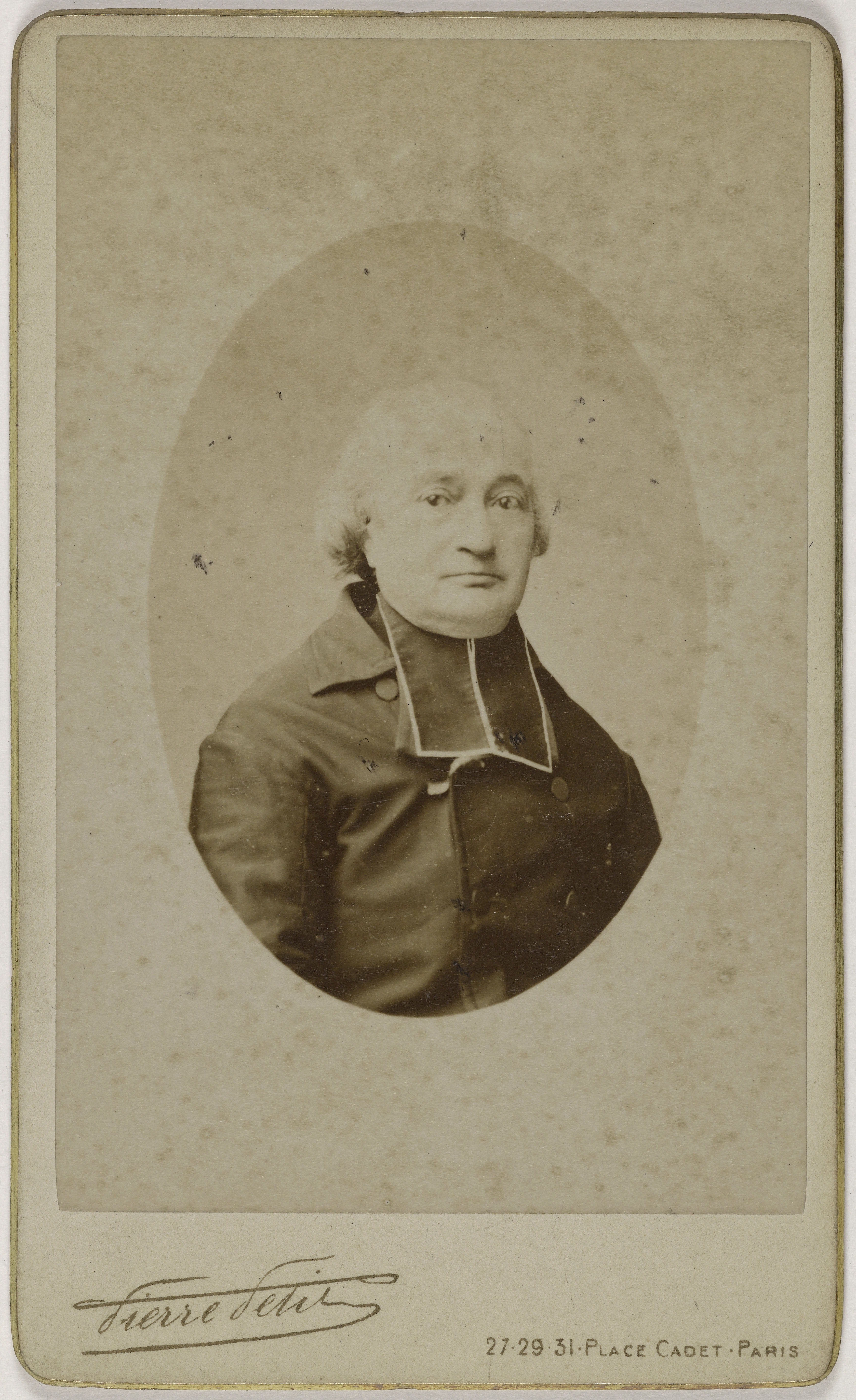 Pierre Petit, Portrait de Croze (prélat, aumônier de la prison de la Roquette)