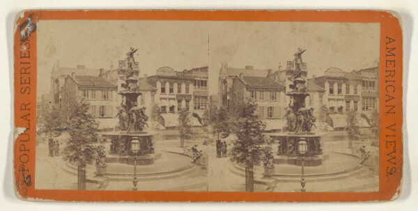 Edward and Henry T. Anthony & Co., The Tyler Davidson Fountain. [General View, South.] [Cincinnati, Ohio]