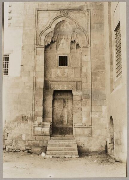 K.A.C. Creswell, Entrance portal in northwest façade of the funerary complex of Mamluk Sultan al-Ashraf Qaytbay, Cairo