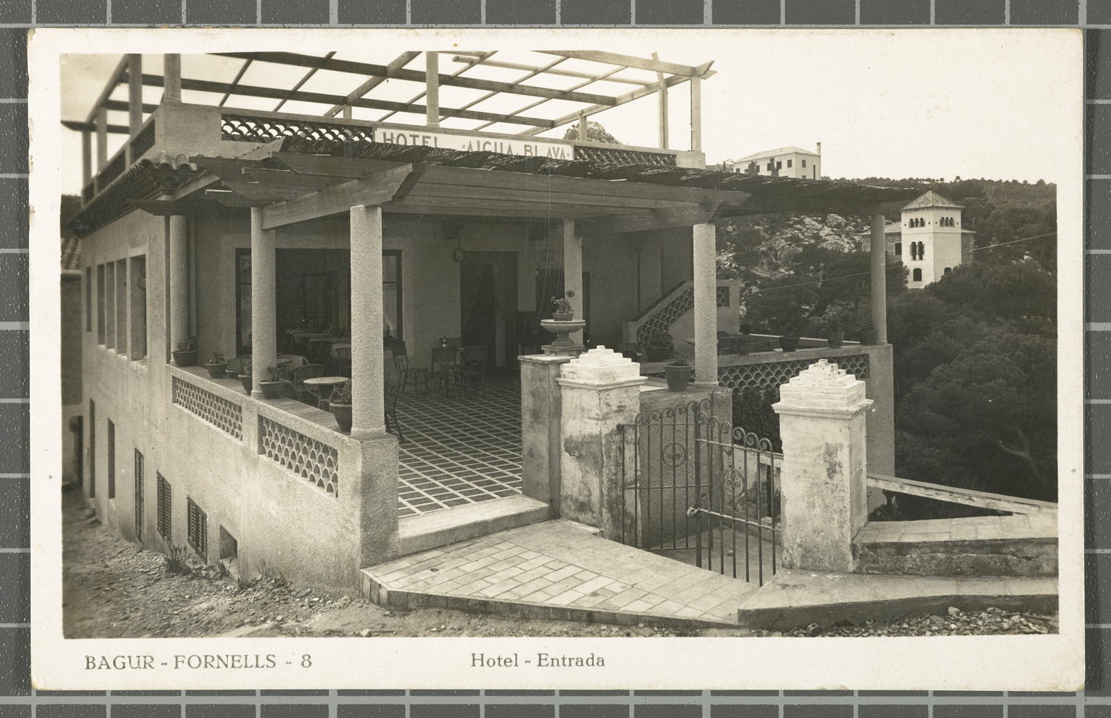 Desconegut, Bagur - Fornells - 5. Hotel - Entrance
