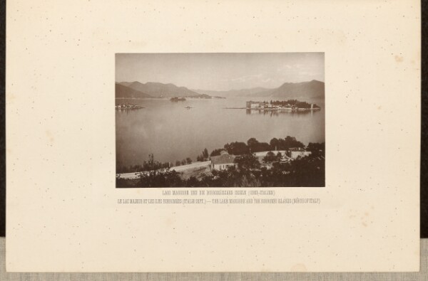 Unknown, The Lake Maggiore and the Borromean Islands