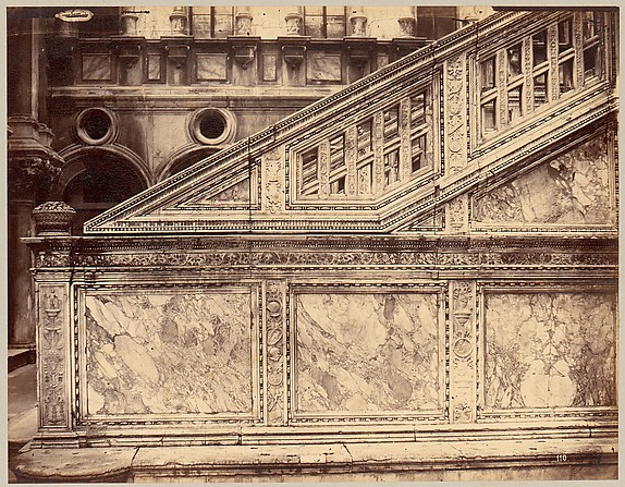 Unknown, [Giant Staircase in the Courtyard of the Palazzo Ducale (Doge’s Palace), Venice]