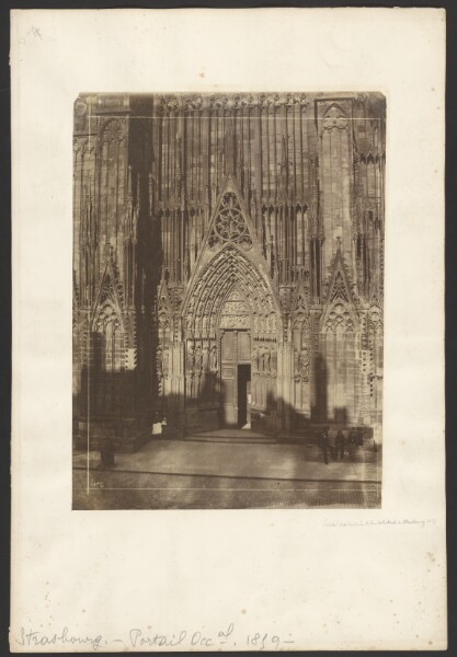 Unknown, [West Portal, Strasbourg Cathedral]