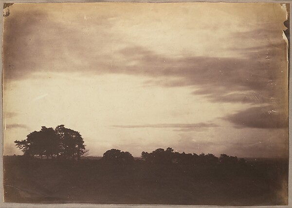 Roger Fenton, [Landscape with Clouds]