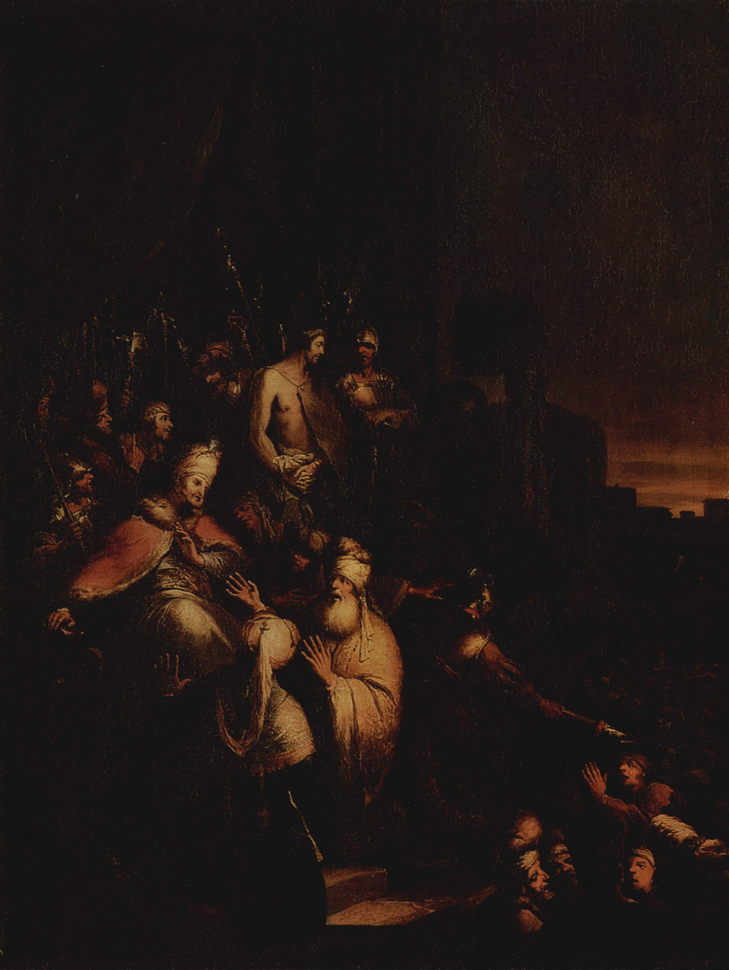 Christian Wilhelm Ernst Dietrich, Pilate Debates Christ's Fate