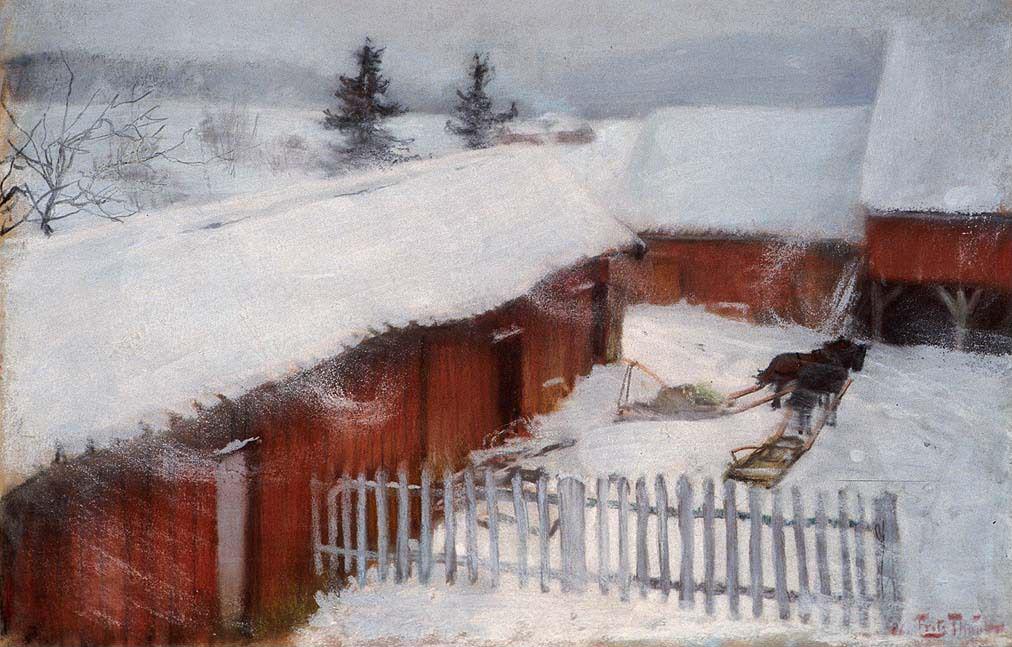 Frits Thaulow, Winter