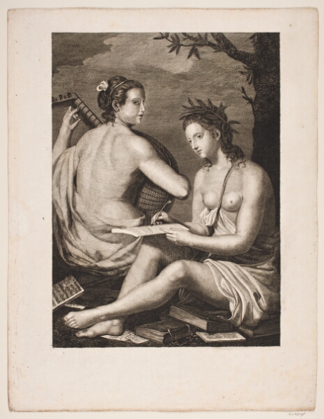 Gerhard Ludvig Lahde, Terpsichore et Kalliope