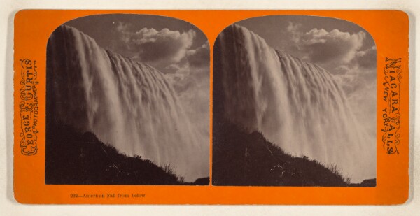 George E. Curtis, American Fall from below [Niagara Falls, N.Y.]