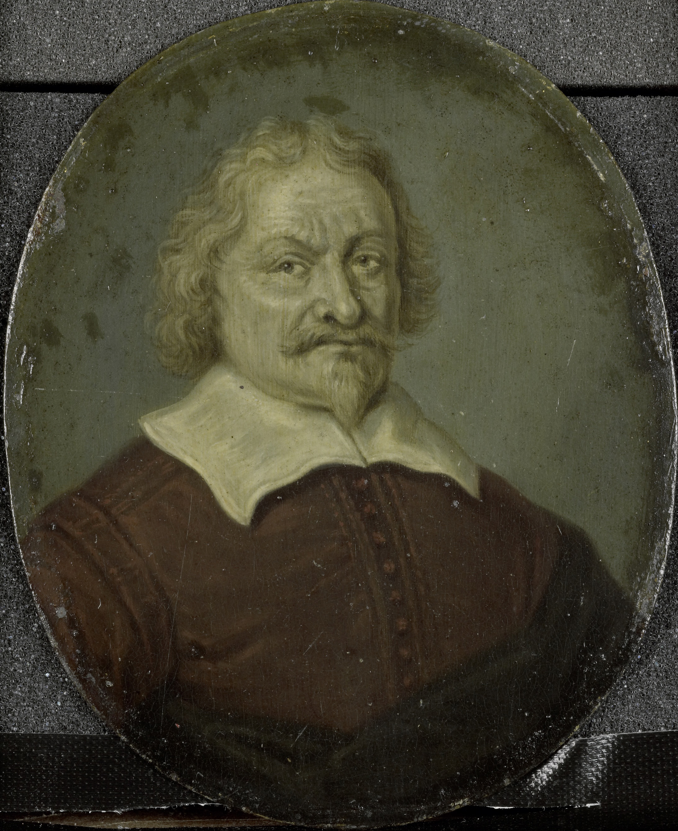 Arnoud van Halen, Portrait of David Lingelbach I, Founder of the Nieuwe Doolhof (New Labyringh), Amsterdam