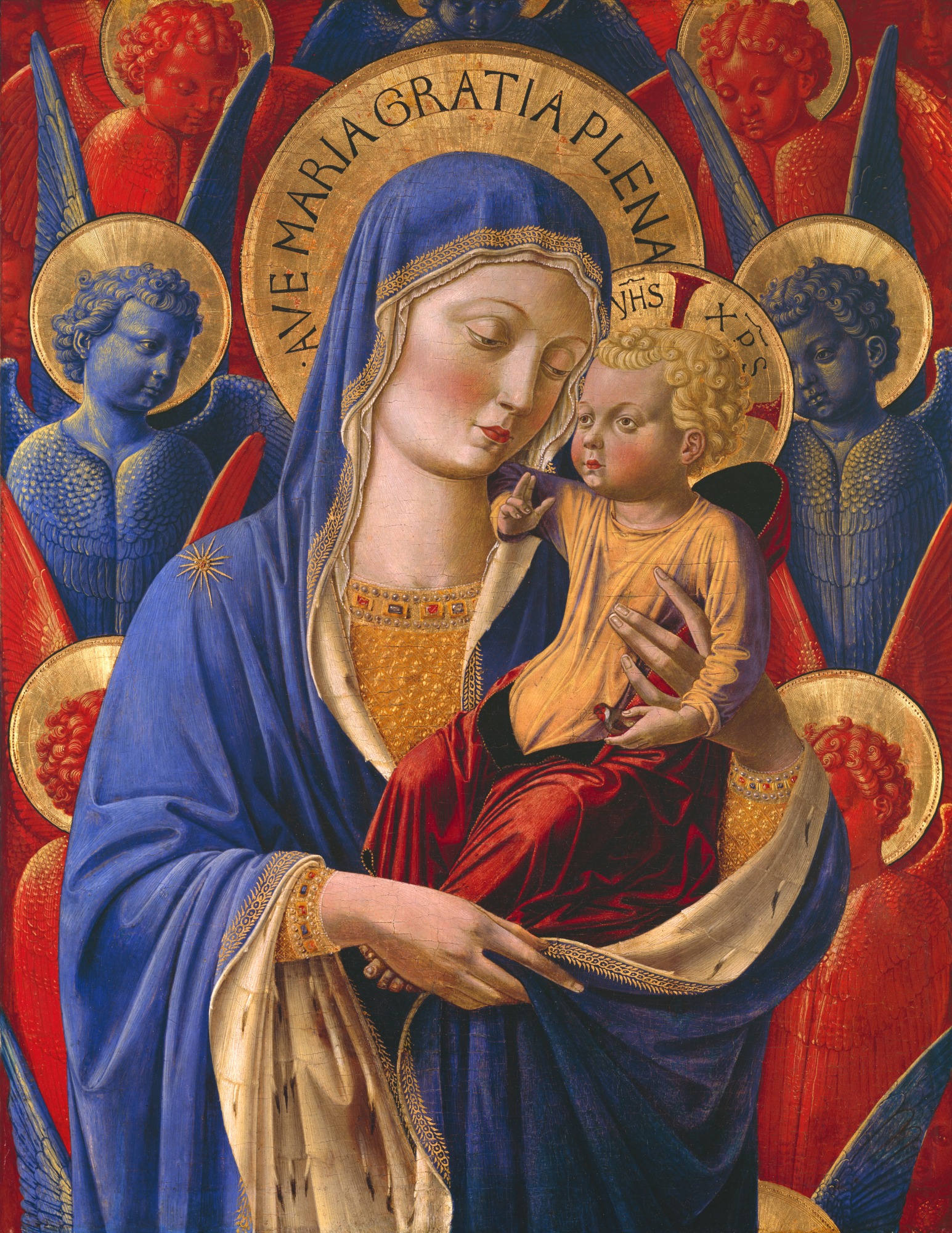 Benozzo Gozzoli, Virgin and Child with Angels