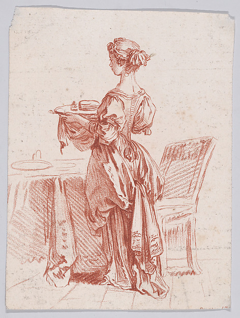 Gilles Demarteau, Jeune femme