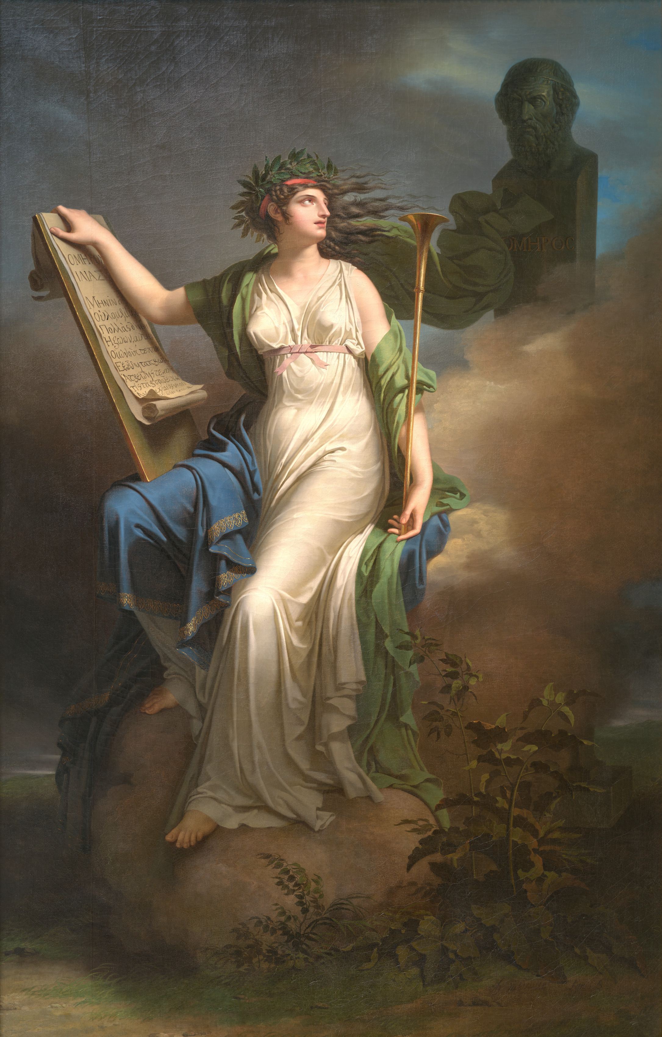 Charles Meynier, Calliope, Muse of Epic Poetry