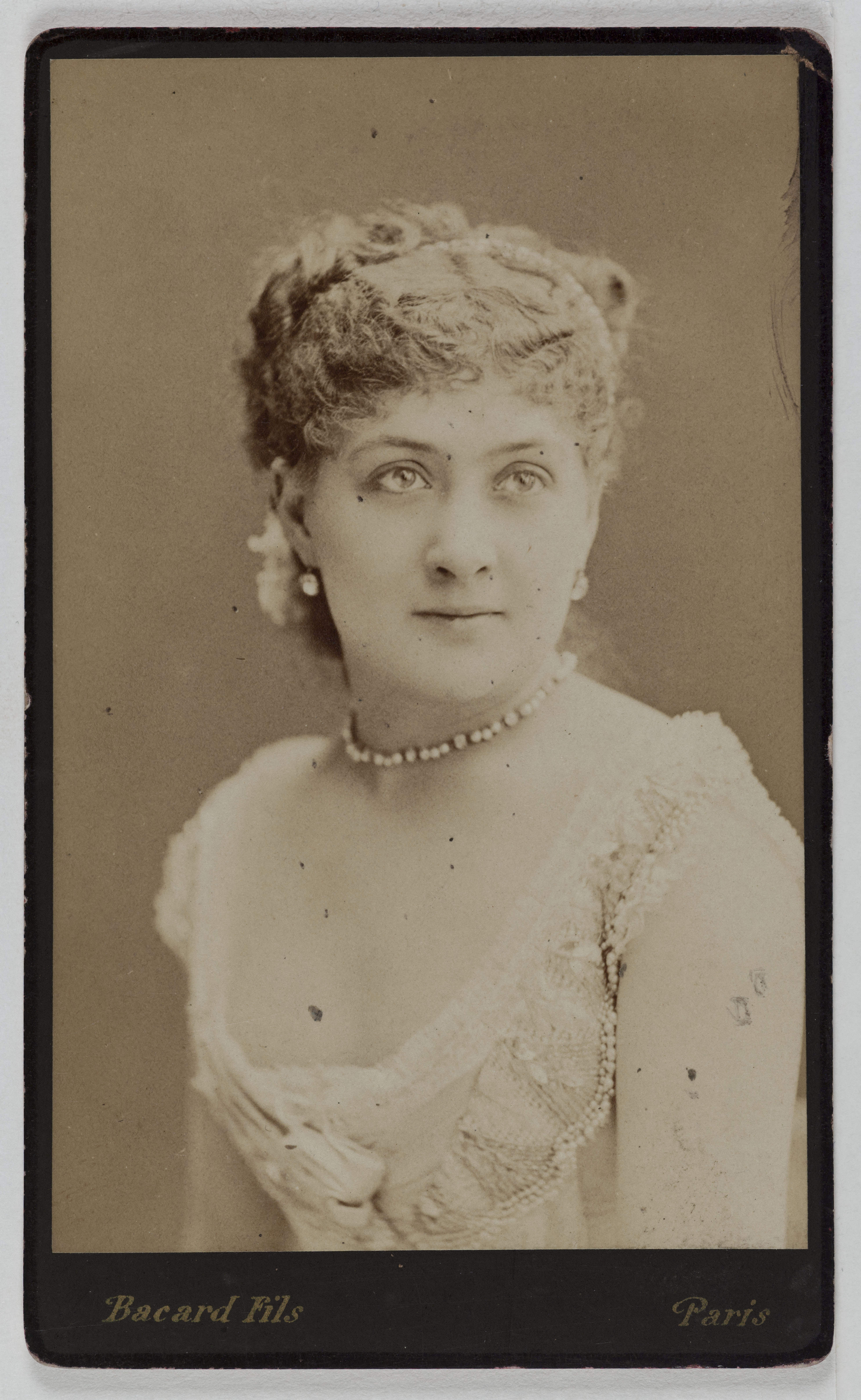 Bacard Fils, Portrait de Lesage, (actrice)
