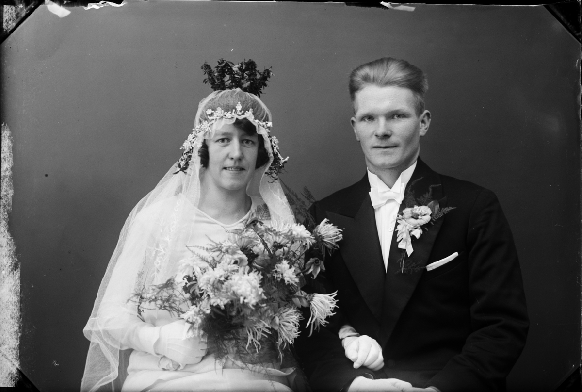 Skötsner-Edhlund, Brudpar, Östhammar, Uppland