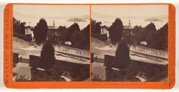 Carleton Watkins, Alcatraz Island, from Telegraph Hill, S.F.