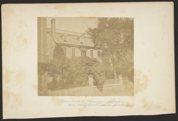 J. A. Whipple, Hancock House, Boston