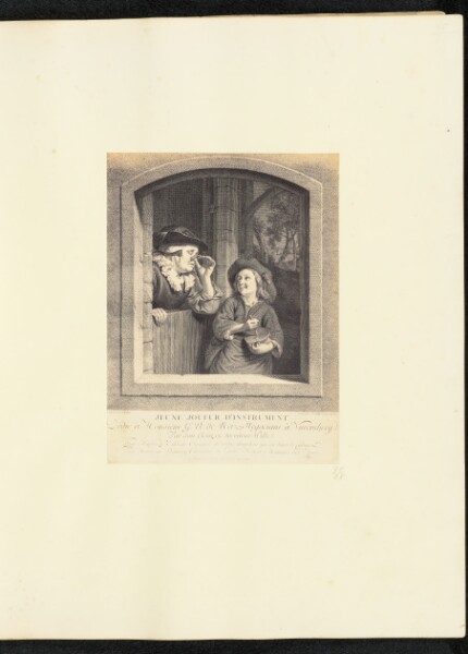 Unknown, [Etching of Man and Girl]