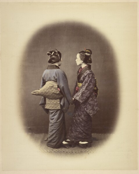 Felice Beato, Two Japanese Women