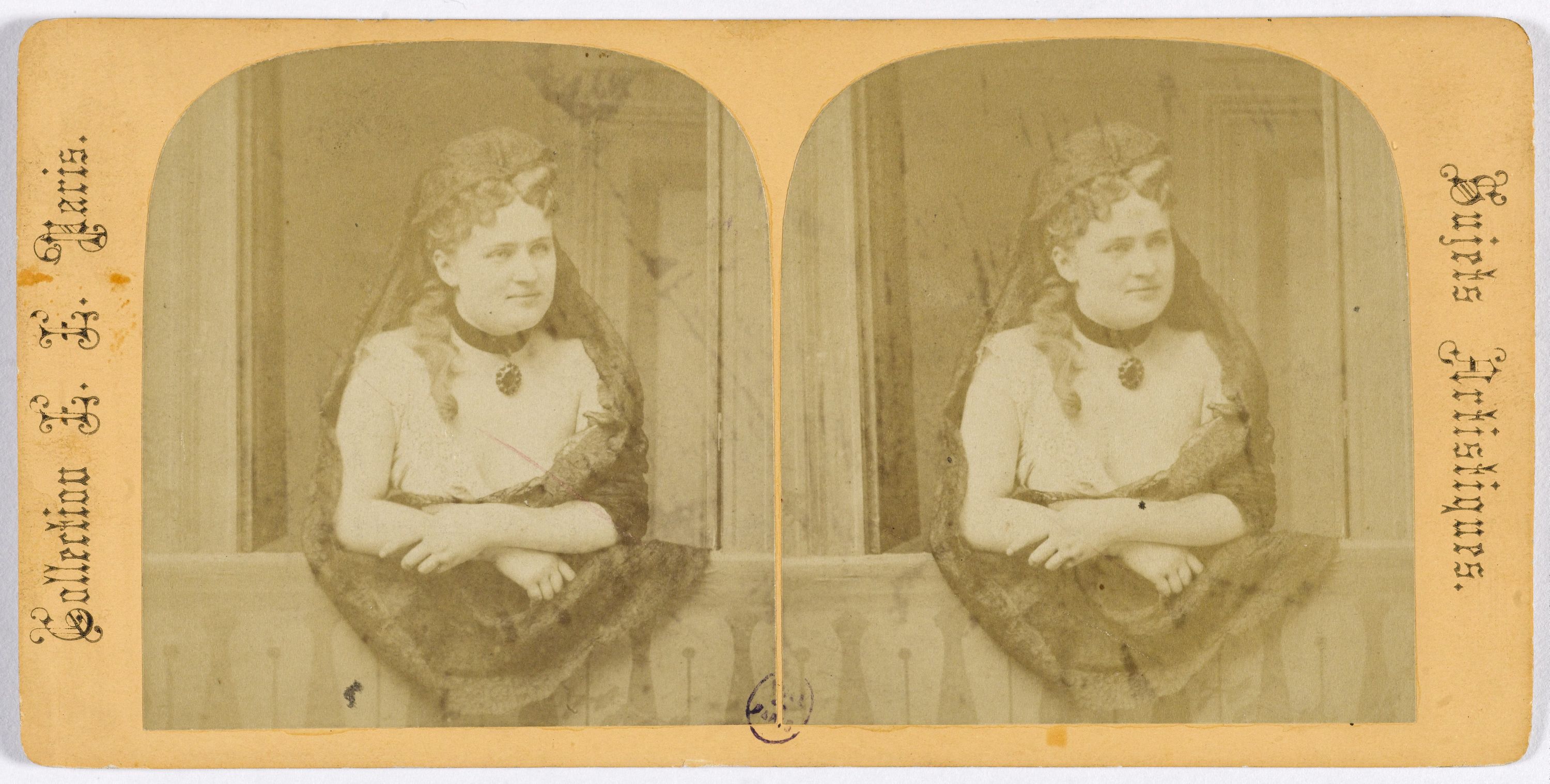 Anonyme, Portrait de Angèle, (Dame Albert Lambert), (actrice)