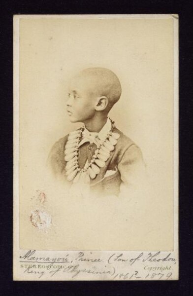 London Stereoscopic and Photographic Company, Alamayou, Prince (Son of Theodore. King of Abyssinia)