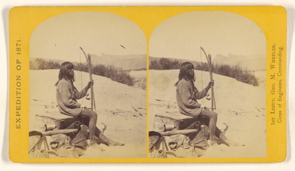 Timothy H. O'Sullivan, Maiman, a Mohave Indian, guide and interpreter during a portion of the season in the Colorado country...