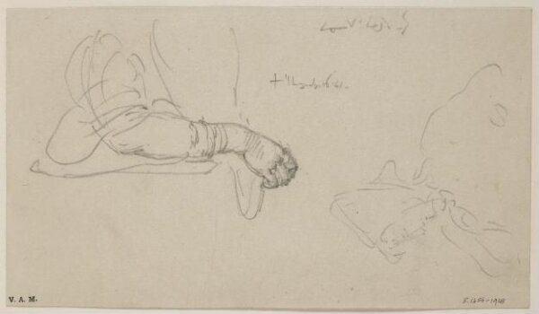 George Chinnery, A sketch of an arm and hand