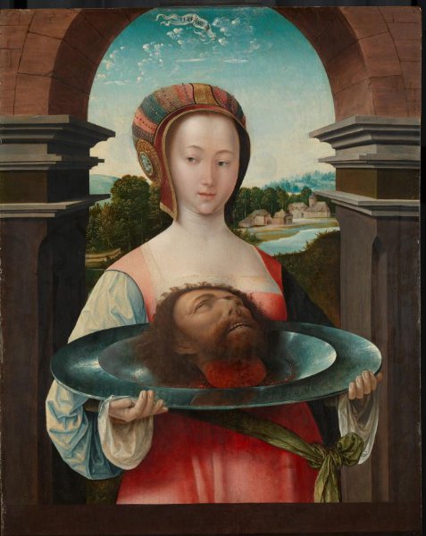 Jacob Cornelisz van Oostsanen, Salome met het hoofd van Johannes de Doper