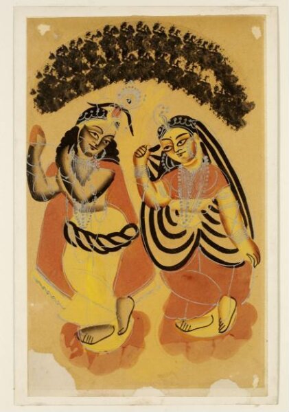 Unknown, Krishna and Radha