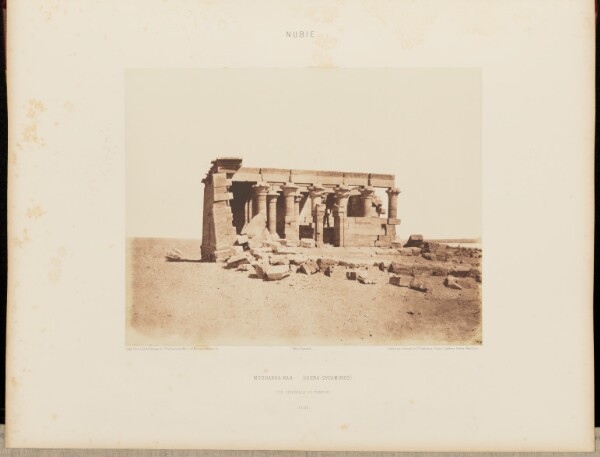 Félix Teynard, Mouharrakah (Hiera-Sycaminos). Vue Générale du Temple