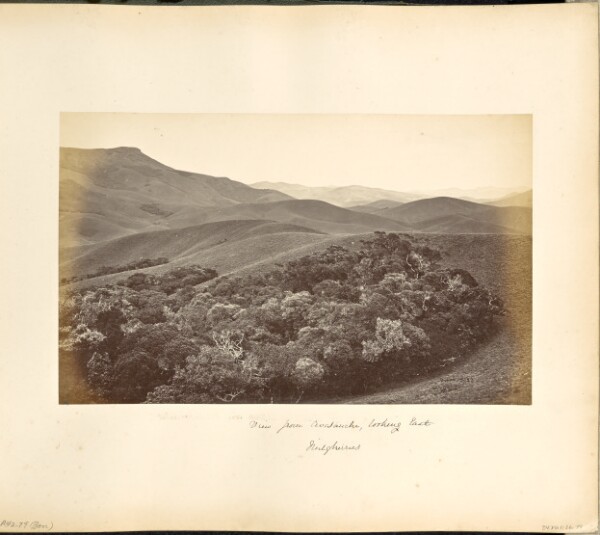 Samuel Bourne, Neilgherries; View from Avalanche, looking East