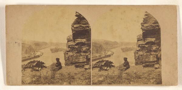 New York Stereoscopic Company, View on the Potomac. No. 2. Pinnacle Mountain, opposite Harper's Ferry.