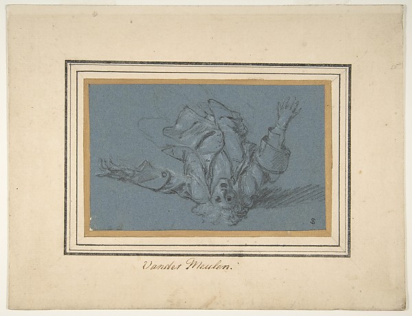 Adam Frans van der Meulen, Study of a Fallen Soldier